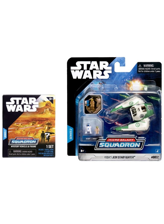 STAR WARS STAR WARS Micro Galaxy Squadron Jedi Starfighter (Yoda) Mystery Bundle - 3-Inch Light Armor Class Vehicle and Scout Class Vehicle with Accessories - Amazon Exclusive  - Image 2