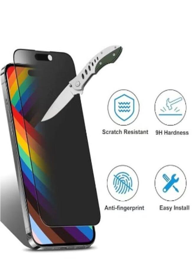 PROMASS Premium Matte ceramic privacy screen protector compatible with Iphone 15 pro max - Image 2