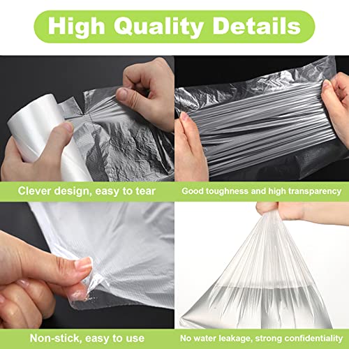 RyhamPaper Food Storage Bags, 1 Roll 12 x 16 Plastic Produce Bag on a Roll Fruits, Vegetable, Bread, Food Storage Clear Bags, 350 Bags - Image 3