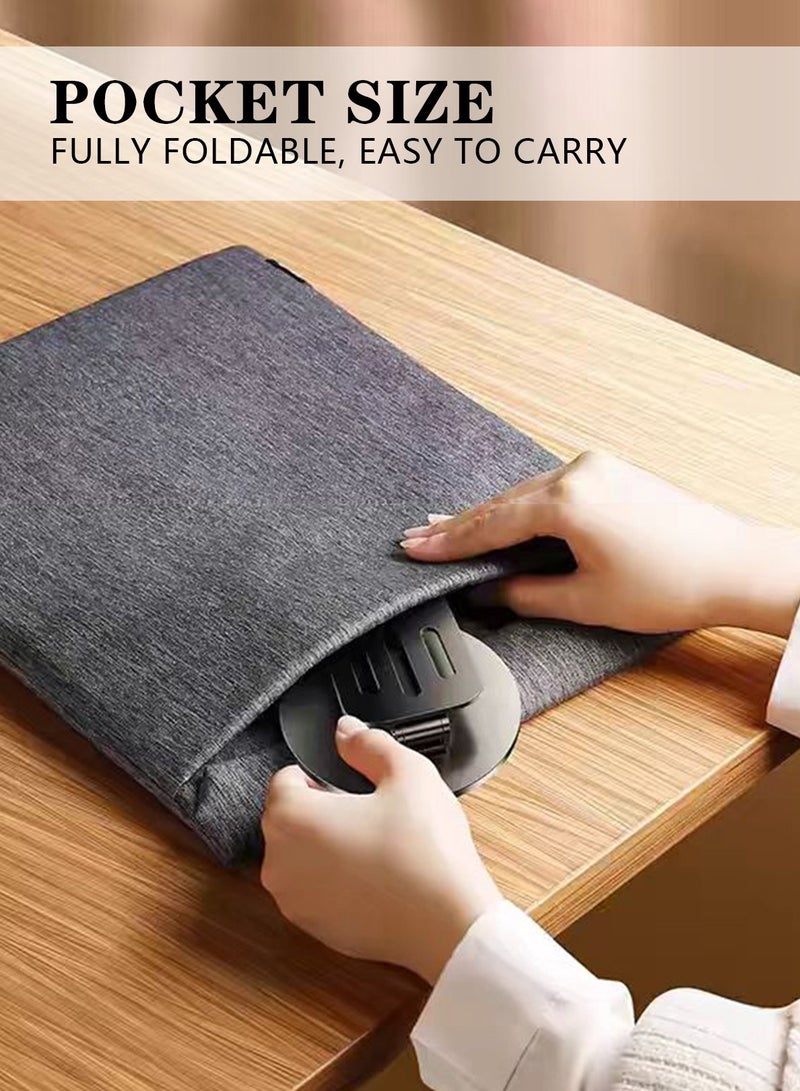 ميشيدا حامل للهاتف الخلوي القابل للطي ، حامل هاتف مكتبي 360 درجة ، حامل هاتف قابل للتعديل متعدد الأنجل لمكتب مكتب حامل المكتب متوافق مع جميع الهواتف وأجهزة الأجهزة اللوحية (الشريط) - Image 3