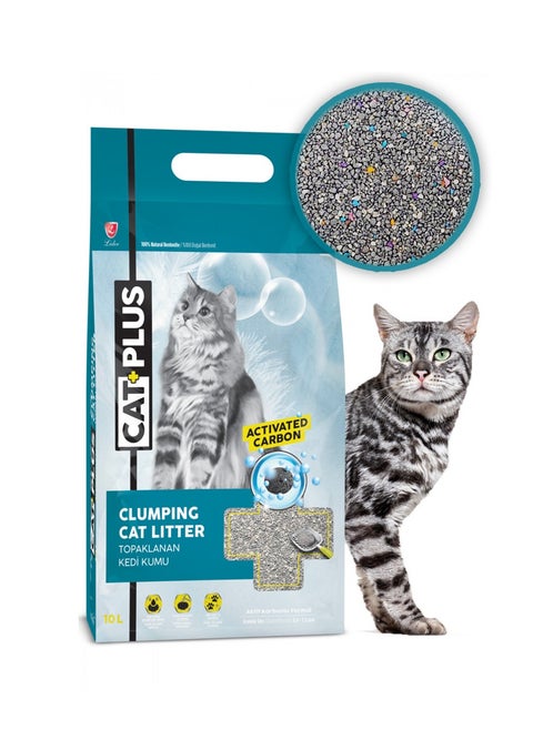 High Performance Absorption And Clumping Cat Litter With Carbon Scent 10 Liters 8KG