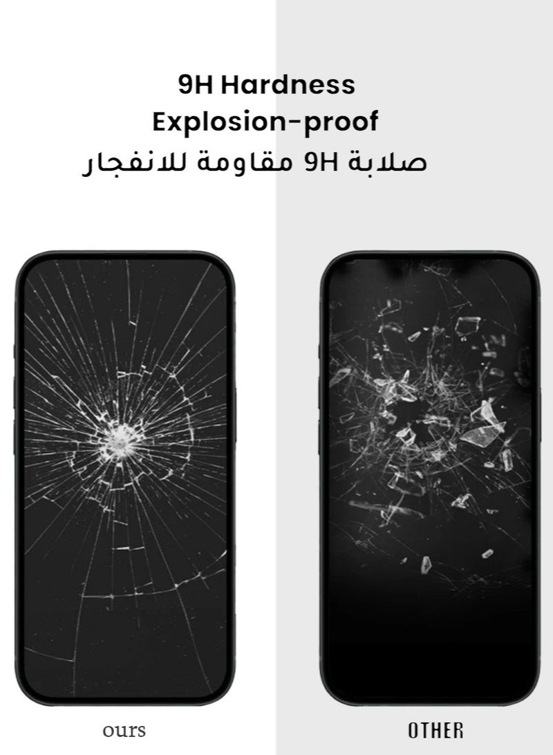 SNBFA اي فون 16 برو ماكس 6.9 بوصة شفافة ، خالية من الفقاعات ، سهلة التركيب أداة ، خفف من الزجاج فيلم - Image 3