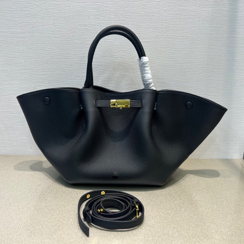 High-End Version British Niche Leather Wings Bag Large Capacity Tote Bag Litchi Pattern Genuine Leather One-Shoulder Oblique Handbag - Image 5