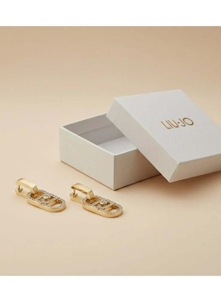 Liu Jo  Liu Jo LJ OG Gold Earrings for Women | Best Price UAE
