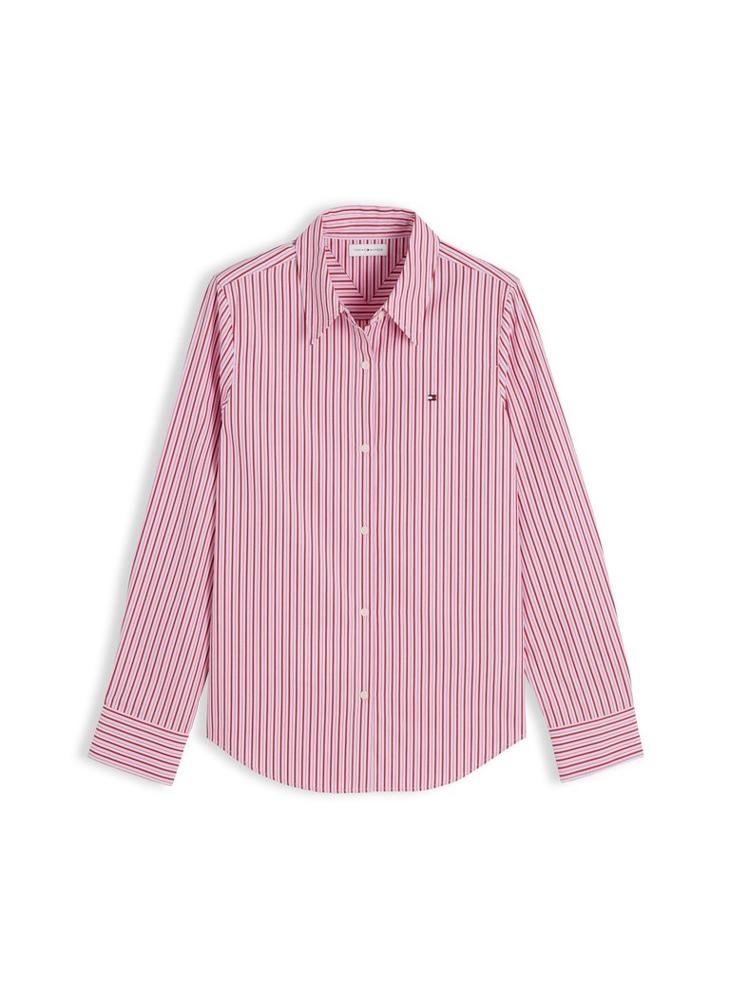 TOMMY HILFIGER Regular Fit Flag Embroidery Poplin Shirt - Image 5