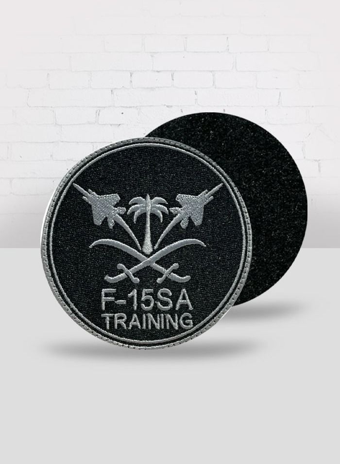 Fighter Gifts F-15SA Training Black Patch  - Image 2