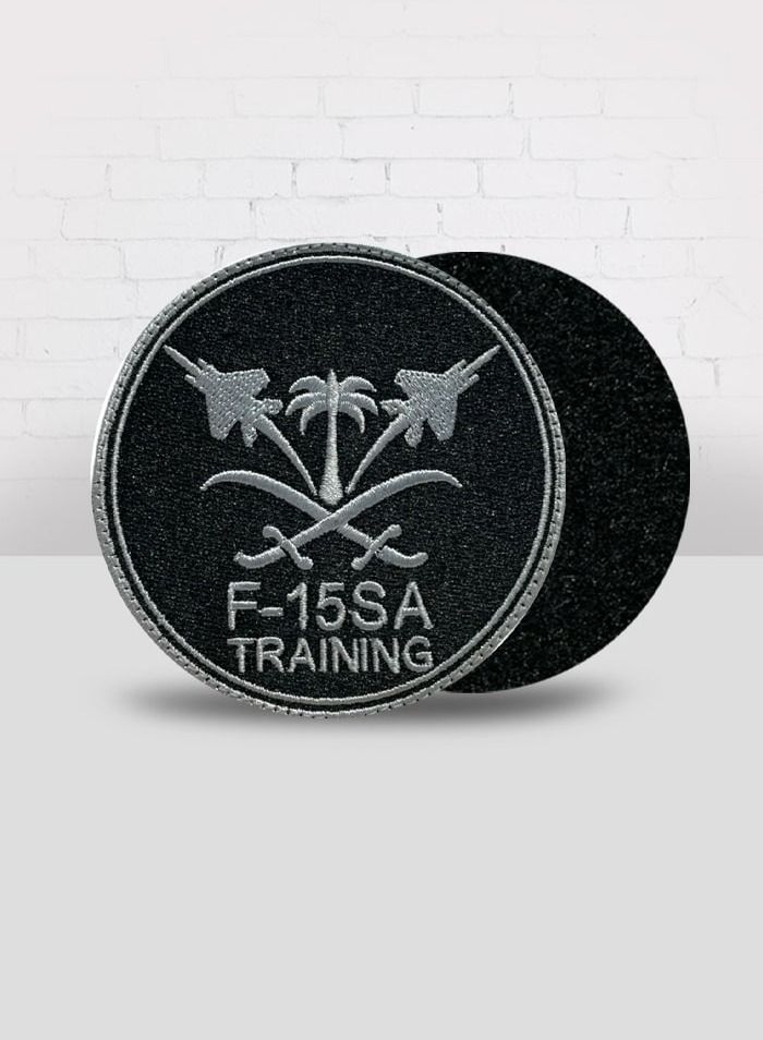 Fighter Gifts F-15SA Training Black Patch  - Image 1