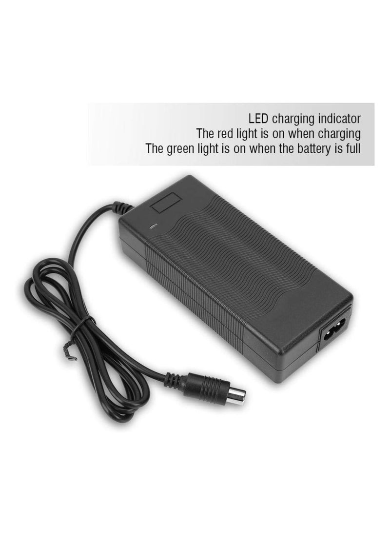 FIRST PRO - Xiaomi M365, Ninebot S1 / S2 / S3 / S4 Electric Scooter Charger with LED Charging Indicator, Black, Xiaomi M365, Ninebot S1 / S2 / S3 / S4 - Image 1