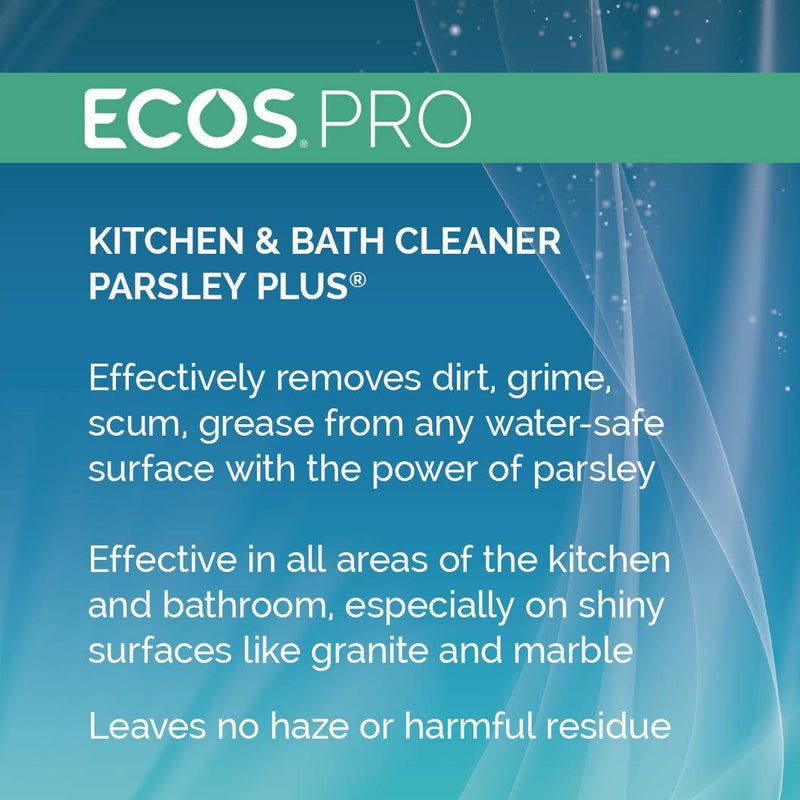 ECOS PRO PL9746/6 All-Purpose Kitchen-Bathroom Cleaner, Parsley Plus (Pack of 6) - Image 4