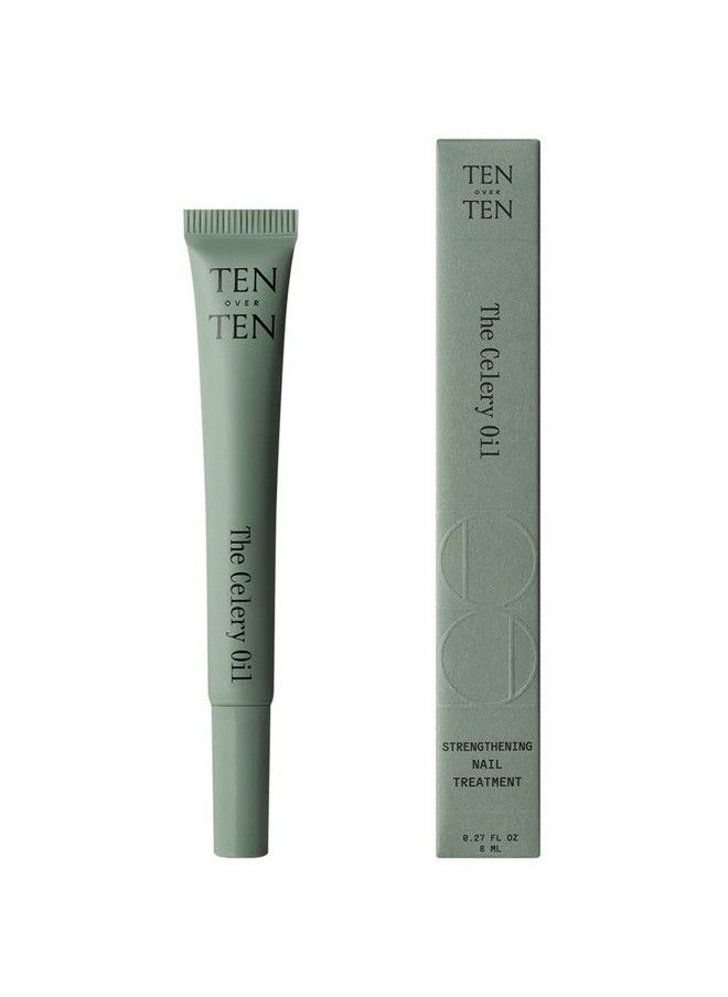 Tenoverten - The Celery Oil Cuticle Treatment Clean Natural Nontoxic Nail Care (0.27 Fl Oz 8 Ml) - Image 1