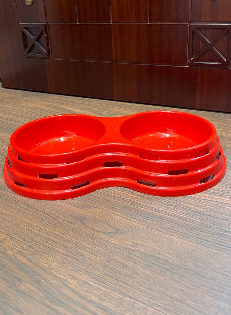 sharjah pigeon Large Cats & Dogs Food Bowl – Spacious Durable Feeding Dish for Dry & Wet Food | Single Piece Pet Bowl - Image 1