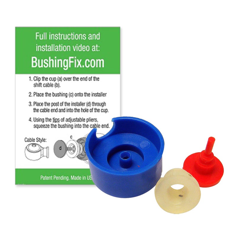 BushingFix UP1Kit Transmission Shift Bushing Repair Kit Fits Ford Chevy Buick and More Automatic Transmission Shift Cable Replacement