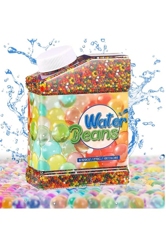 Onwon Water Beads, 50,000 Pieces of Water Balls, Non-Toxic and Biodegradable Water Beads, Coloured Gel Beads for Vase, Water Beads for Vase Filling, Wedding, Decoration, Plants and Home