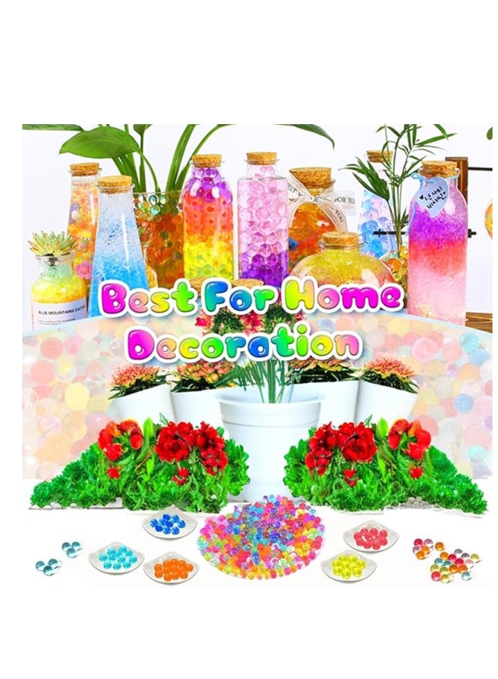 أونوون خرز مائي من أونون، 50,000 قطعة من كرات الماء، خرز مائي غير سام وقابل للتحلل البيولوجي، خرز جل ملون للمزهرية، خرز مائي لملء المزهرية، الزفاف، الديكور، النباتات والمنزل - Image 3