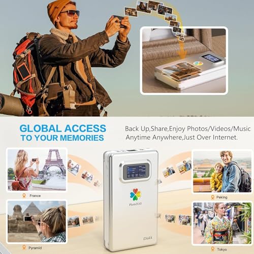 iDiskk 1TB Family & Personal NAS Photo Storage – Auto Backup Photos/Videos for iPhone, iPad, PC, Mac, Android, Real-Time Sync, for Shared & Personal Digital Storage - Image 4