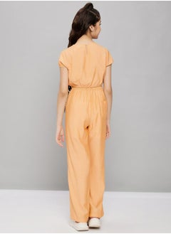 Stylo Bug Puff Sleeves Crop Top and Straight Leg Pant Set by Styli  - Image 2