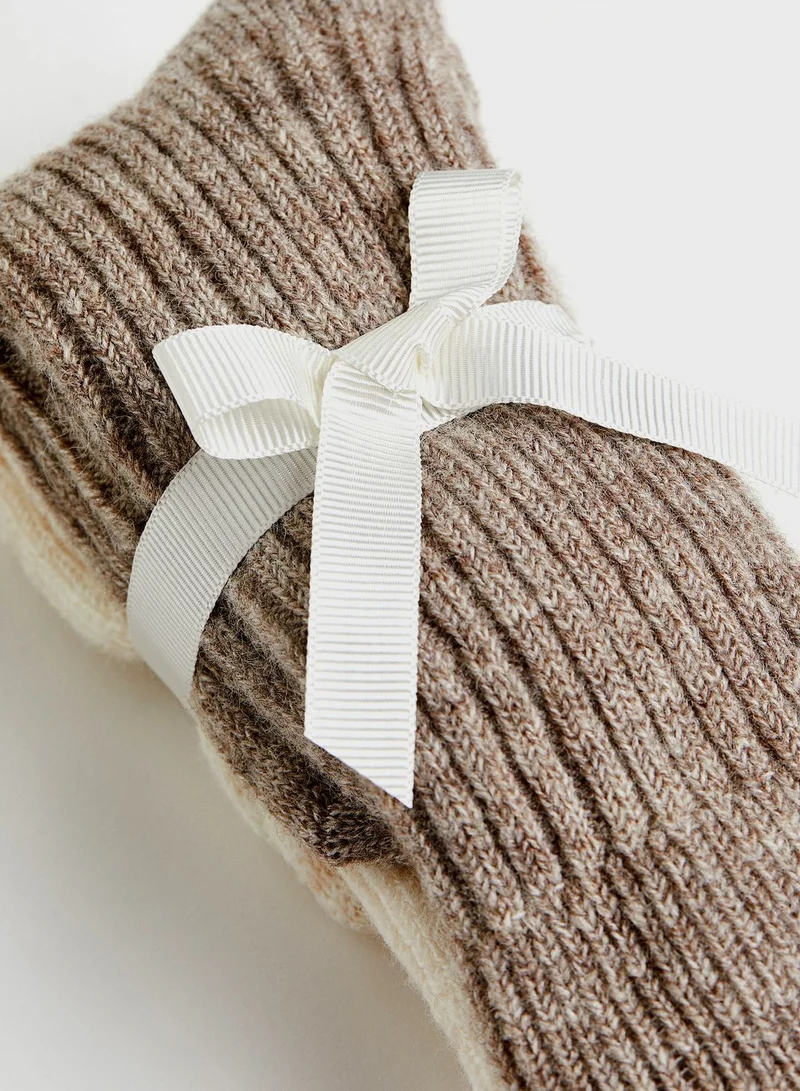 H&M 2 Pack Crew Socks