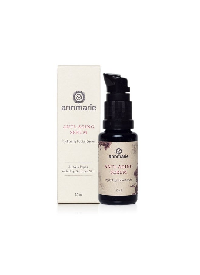 Annmarie Skin Care Antiaging Serum Aloevera Based Serum With Hyaluronic Acid & Herbal Extracts. Firming Serum For Dry Skin Fine Lines & Wrinkles For All Skin Types (15Ml 0.5 Fl Oz)  - Image 1