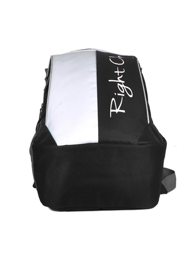 RIGHT CHOICE Fashionable Classic Backpack | Water resistant Bag | Ideal for Boys & Girls | Trendy bag mens Backpack for Men's & Women's (Black) - Image 5