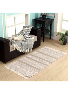 Home Box Aveza Jute Cotton Jacquard Rug 150 x 80 cm  - Image 1