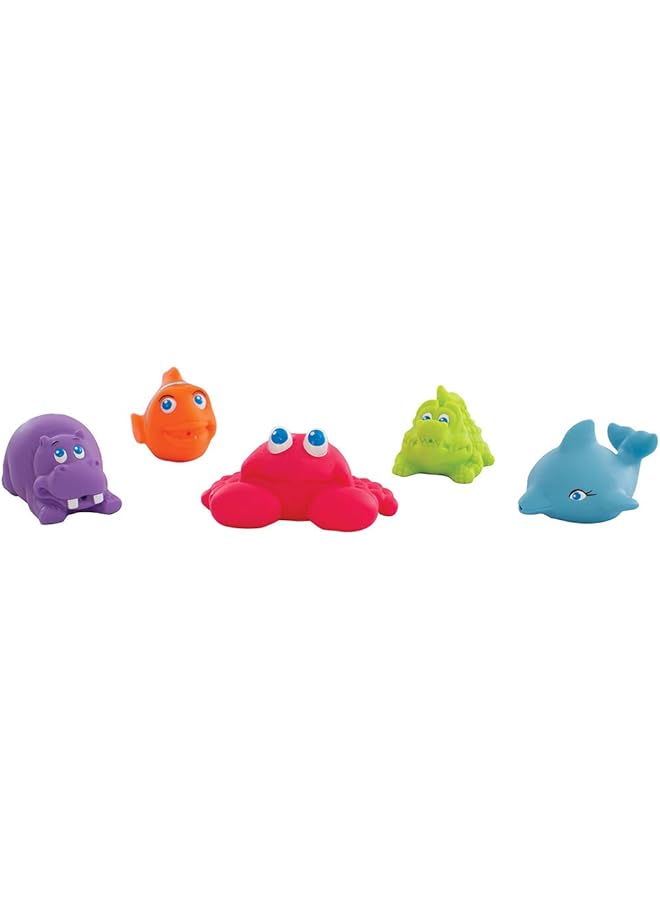 PLAYGO Under The Sea Squirtees Baby Infant Toy Pack Of 5Pcs - Image 2