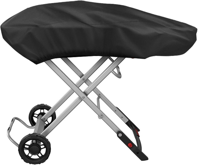 غطاء للشواية لشواية الغاز المحمولة Weber Traveler 9010001، مصنوع من قماش أكسفورد مقاوم للماء والعوامل الجوية، مناسب للاستخدام في الهواء الطلق ويتحمل الاستخدام الشاق - Image 1