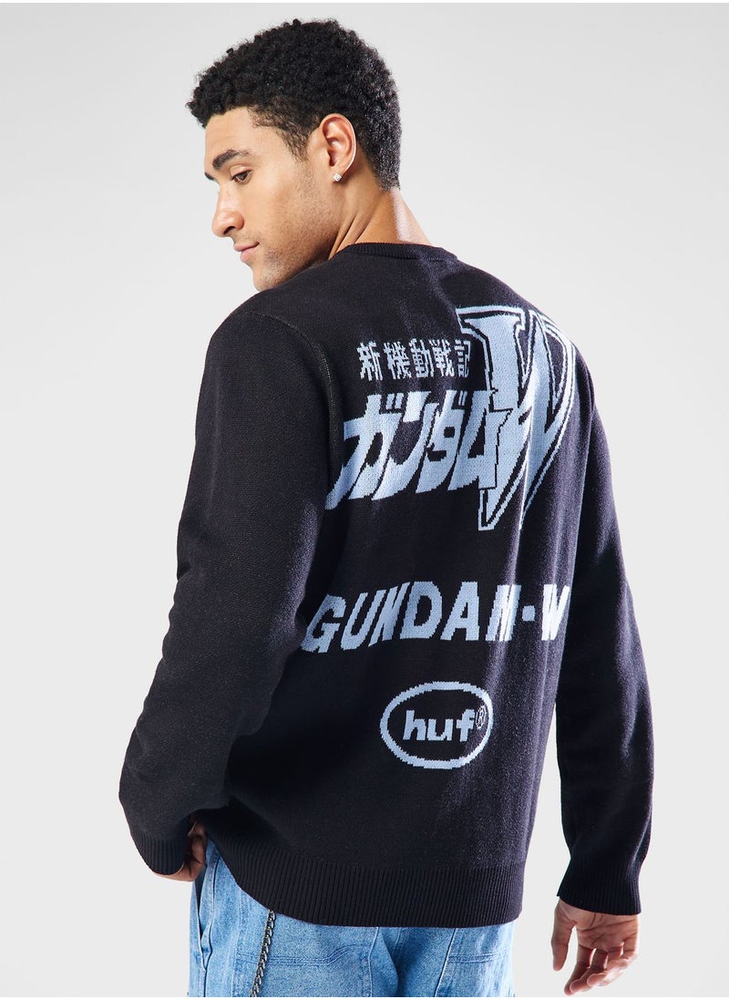 HUF Gundam Wing Crewneck Sweater  - Image 2