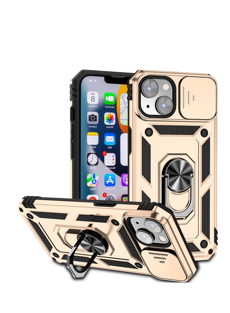 GULFLINK Back Cover Phone Protect Case For iPhone 14 Gold - Image 1