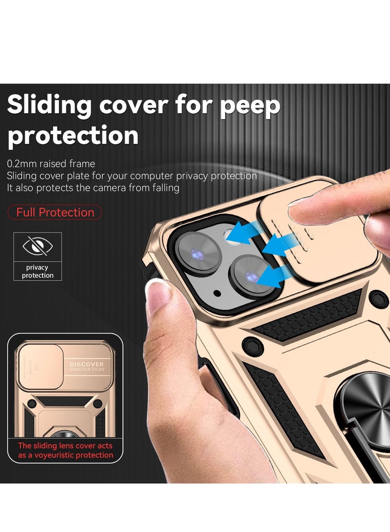 GULFLINK Back Cover Phone Protect Case For iPhone 14 Gold - Image 2