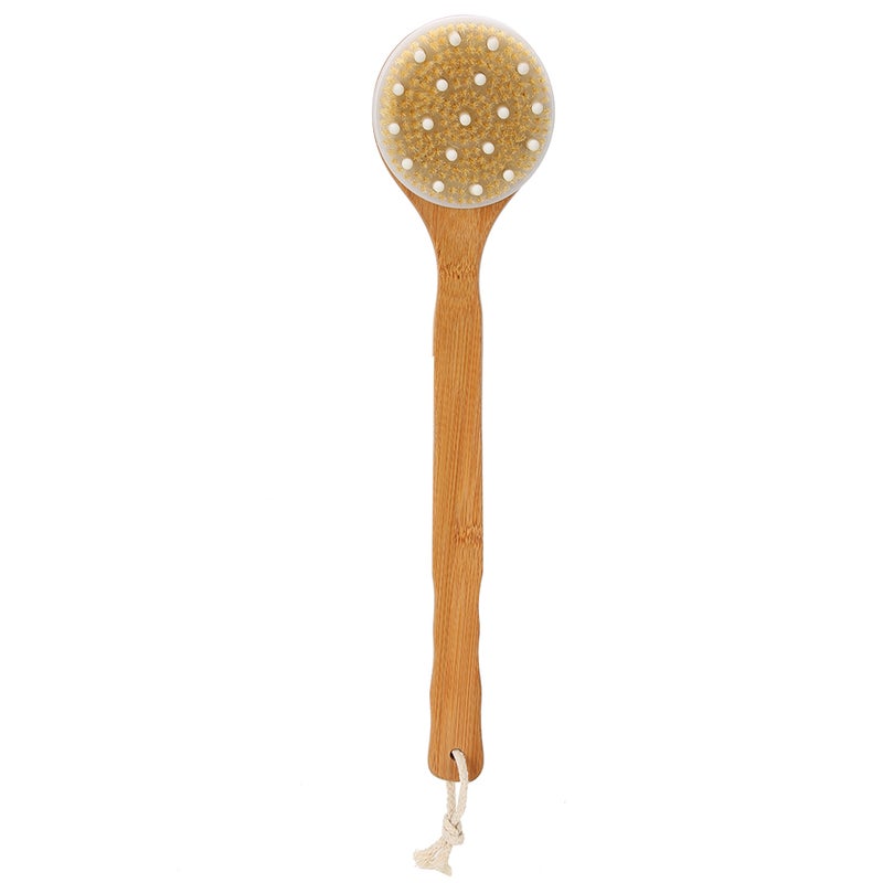 Long Handle Bath Brush Exfoliating Body Scrubber Skin Massage Cleaning Back Shower Brush - Image 3