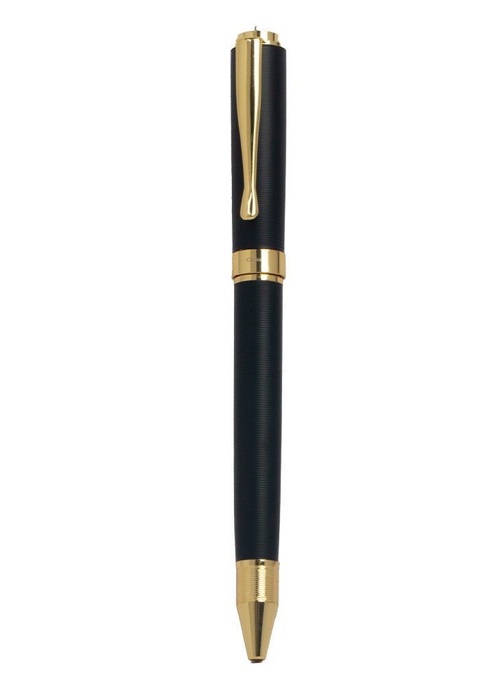 RS Men's RS pen in black and gold metal with blue ballpoint  - Image 2