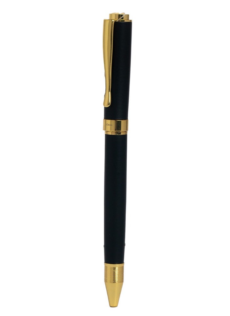 RS Men's RS pen in black and gold metal with blue ballpoint  - Image 4
