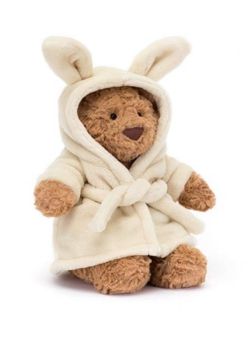 جيليكات ألعاب دمى بارسيليو الدبوبة من جيليكات - دب روب في رداء استحمام بطول 28 سم - Image 2