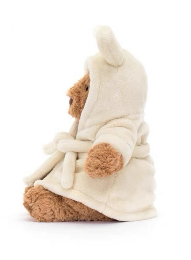 جيليكات ألعاب دمى بارسيليو الدبوبة من جيليكات - دب روب في رداء استحمام بطول 28 سم - Image 3