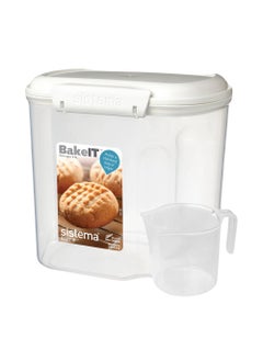 sistema Sistema Bake It 2.4L: Multipurpose Kitchen Storage (Microwave, Fridge, Freezer Safe)-Keep Baking Ingredients Fresh & Organized (BPA FREE)
, Made In New Zealand  - Image 1