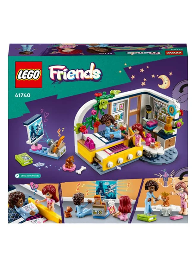 LEGO Friends Aliya'S Room 41740 Building Toy Set; A Bedroom Set For Kids Aged 6+; Comes With Aliya, Paisley And Aira The Puppy Characters, Plus Accessories For Imaginative Role Play (209 Pieces)