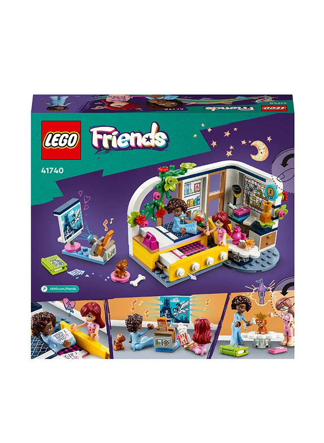 LEGO Friends Aliya'S Room 41740 Building Toy Set; A Bedroom Set For Kids Aged 6+; Comes With Aliya, Paisley And Aira The Puppy Characters, Plus Accessories For Imaginative Role Play (209 Pieces)