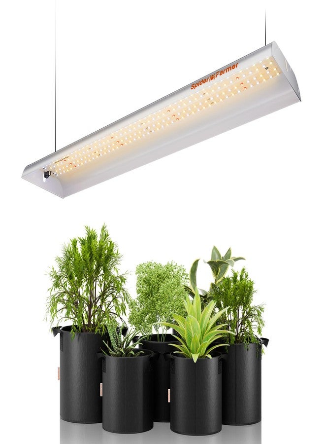 Spider Farmer SF300 LED Grow Lights Sunlike Full Spectrum Plant Grow Light for Indoor Plants Hydroponics Seeding Veg Flower Energy Saving & High Efficiency Growing Lamp 192 Diodes - Image 1