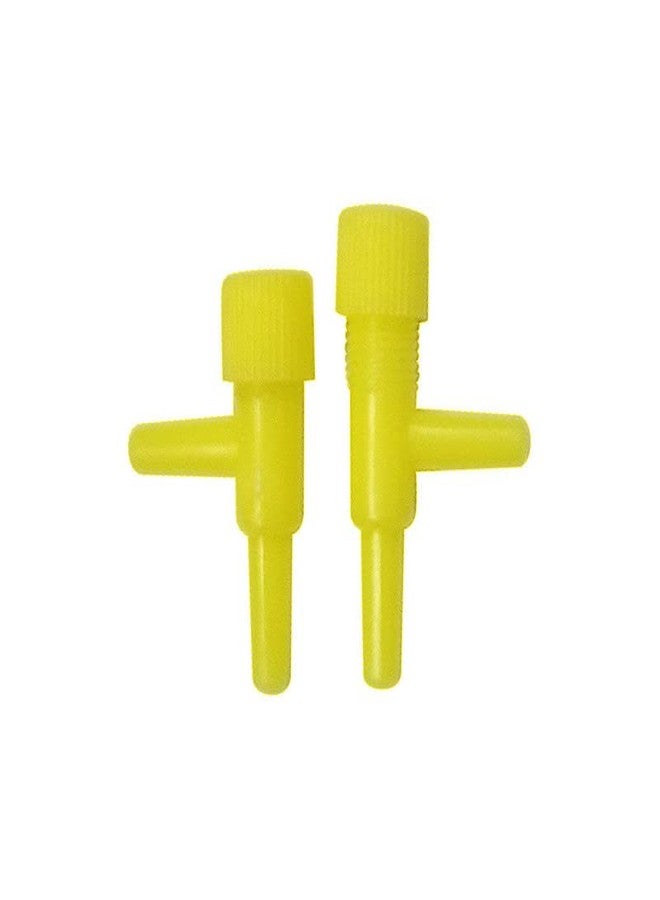 Grand Air Controller Yellow Valve with Rubber Washer air Pump to air Stone Control air Flow in Tube for Biofloc Tank Pond Aquarium (15 PCS) Aquarium Tool