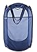 Dazz DAZZ PRO-MART  Deluxe Mesh Pop-Up Laundry Hamper with Side Pocket and Handles, Blue - Image 2