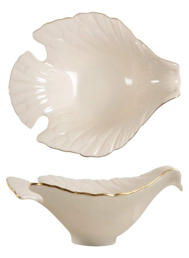 Lenox Dove Bird Candy Nut Sauce Dish Bowl Gold Trim