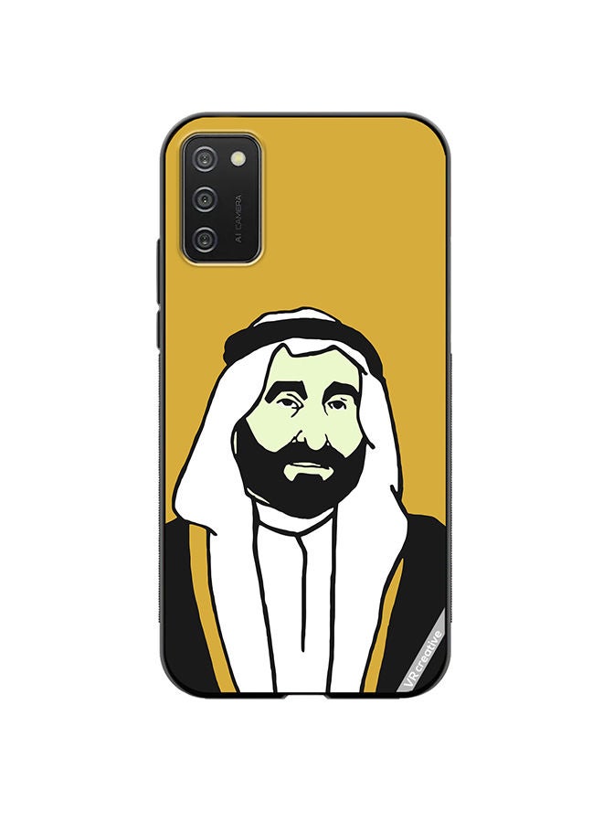 VR CREATIVE Protective Case Cover For Samsung Galaxy A03s Sheikh Saqr Bin Mohammed Al Qasimi Design Multicolour - Image 1