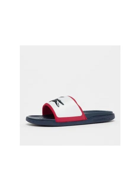 LACOSTE - Serve Slide Dual Single Strap Logo Detailed Slides - Image 1