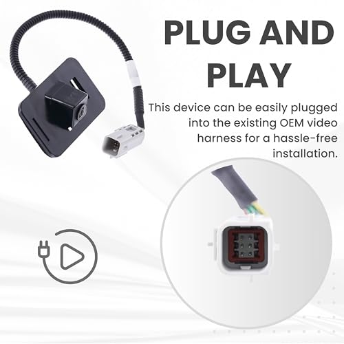 AMAJY Backup Camera Replaces for 2015-2020 GM Escalade/Escalade ESV Suburban/Tahoe Yukon/XL/Denali OE Part # 23378804, 23404613, 23432248 - Image 4
