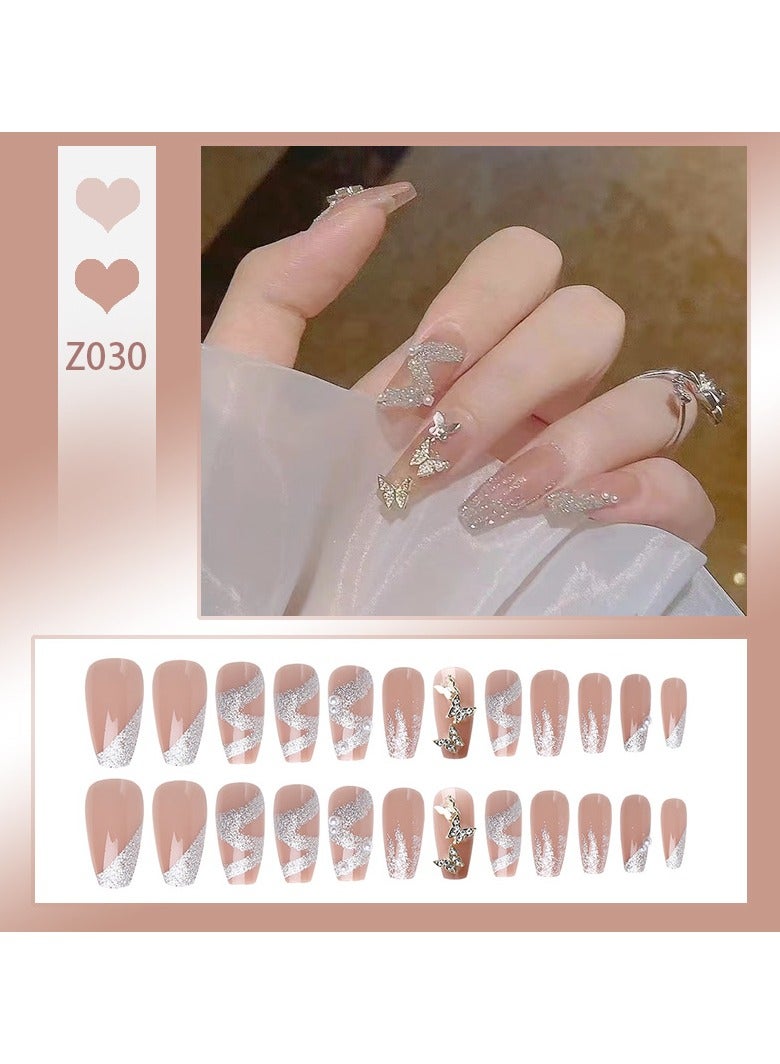 CYNAz030 Fake Nails,24pcs Press Nails - Image 1