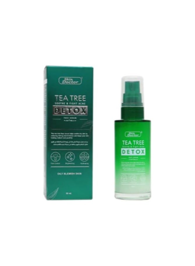 Skin Doctor Tea Tree Detox Face Serum, 50ml, for Oily Blemish Skin