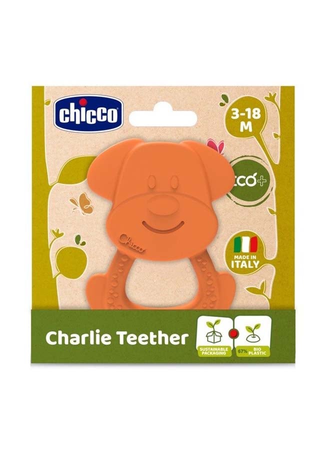 شيكو Eco+ Charlie The Dog Teether خشخشة بلاستيكية - Image 2