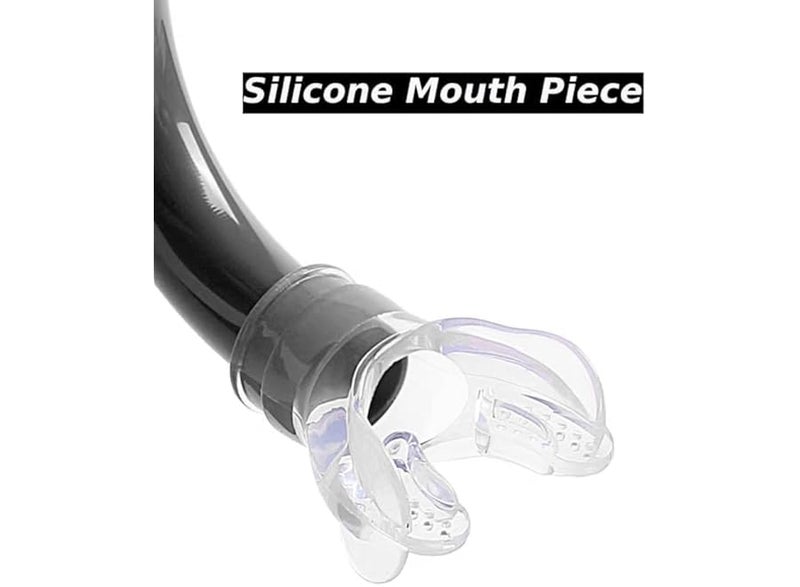 Frontal swimming snorkel – with a comfortable mouthpiece – ideal for recreational and training swimming - Image 4