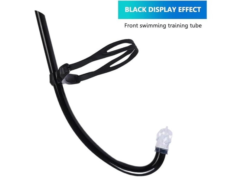 Frontal swimming snorkel – with a comfortable mouthpiece – ideal for recreational and training swimming - Image 3