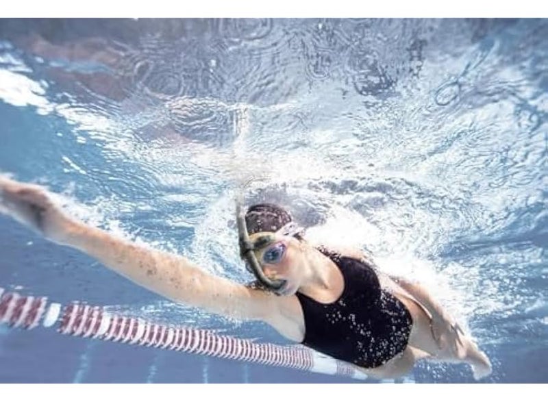 Frontal swimming snorkel – with a comfortable mouthpiece – ideal for recreational and training swimming - Image 2